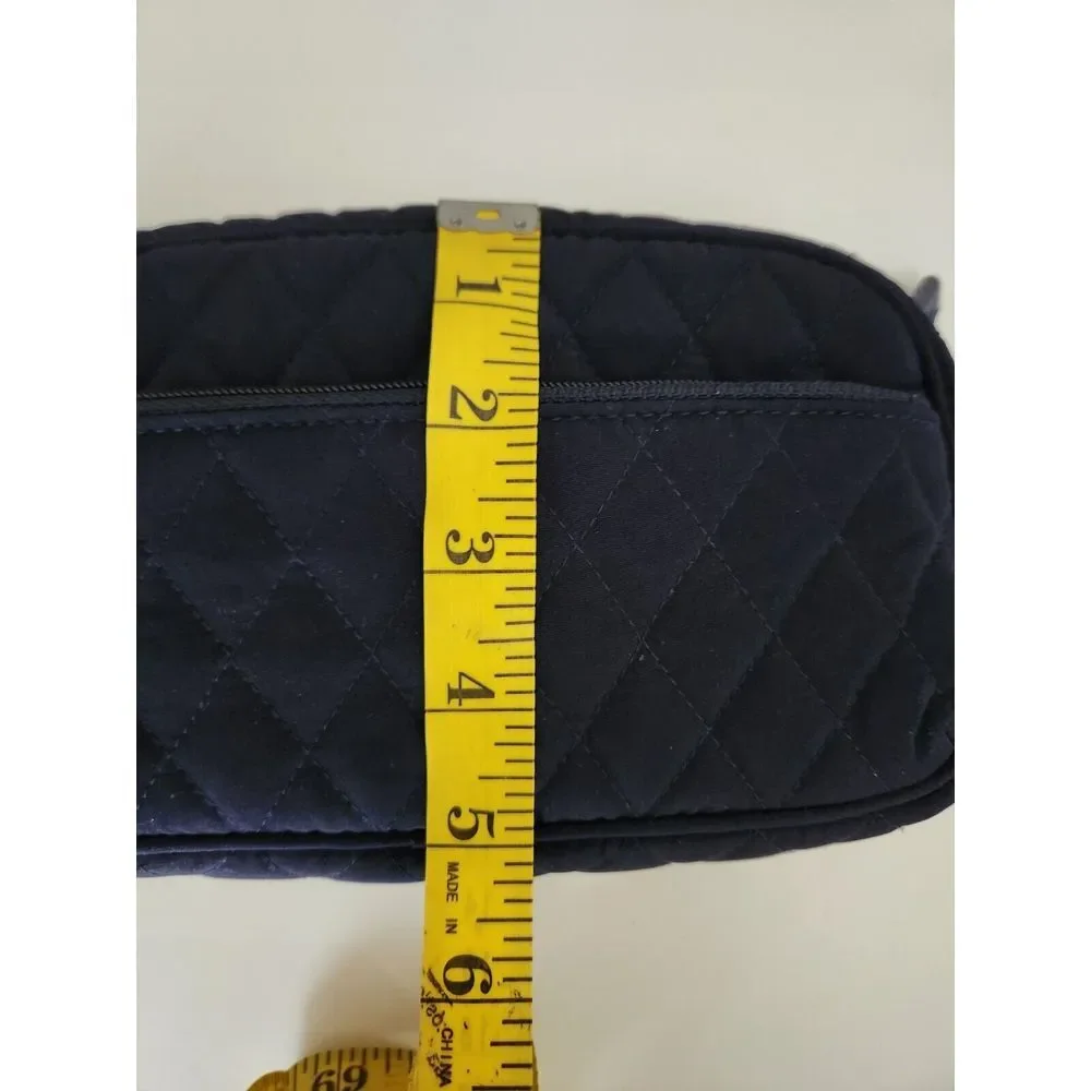 Vera Bradley Womens Lilly Bag Insulated Medication Blue Quilted Make Up Toiletry